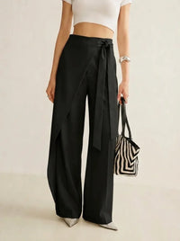 Calla | Damen Weite Hose - Schwarz