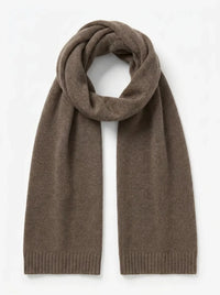Kaschmir Schal mit eleganten Linien - Khaki