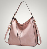 Allison | Damen Schicker Vielseitiger Leder Tasche - Rosa