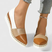 Ines | Damen Espadrille Loafer Geschlossen Spitze – Espadrille Loafer Sommer 2026 - Creme
