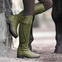 Athena - Elegante und bequeme Stiefel - Grün
