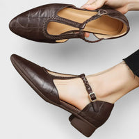 Heleina – Orthopädische Lederschuhe - Braun