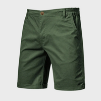 Kurze, Weite Shorts mit Seitentaschen für Herren | Ideal für den Sommer - Grün