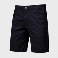 Kurze, Weite Shorts mit Seitentaschen für Herren | Ideal für den Sommer - Schwarz