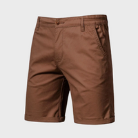 Kurze, Weite Shorts mit Seitentaschen für Herren | Ideal für den Sommer - Braun