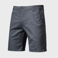 Kurze, Weite Shorts mit Seitentaschen für Herren | Ideal für den Sommer - Grau