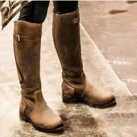 Athena - Elegante und bequeme Stiefel - Braun