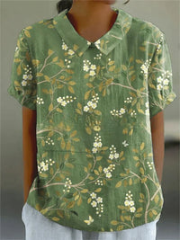Inga - Bluse Mit Blumendruck - Floral 8