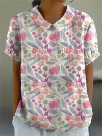 Inga - Bluse Mit Blumendruck - Floral 5