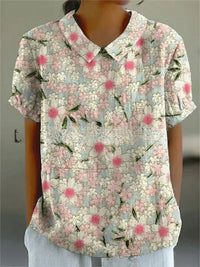 Inga - Bluse Mit Blumendruck - Floral 7