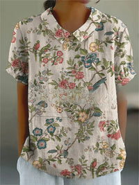 Inga - Bluse Mit Blumendruck - Floral 4