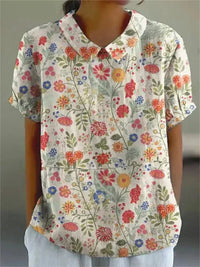 Inga - Bluse Mit Blumendruck - Floral 3