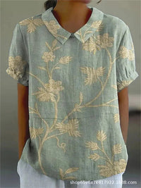 Inga - Bluse Mit Blumendruck - Floral 12