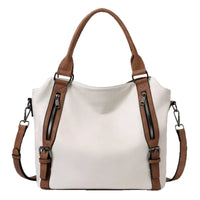 Isolde | Damen Hobo Bag Schultertasche - Beige