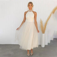 Ella | Damen Magisches Fee Kleid – Märchenhaftes Elfenkleid Fee - Cream