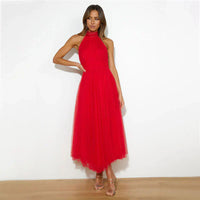 Ella | Damen Magisches Fee Kleid – Märchenhaftes Elfenkleid Fee - Red