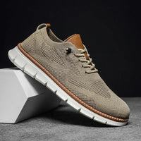 Jomel | Herren leichte Mesh Sneaker atmungsaktiv - Beige