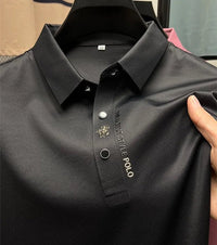 Jonas | Herren Atmungsaktives Komfort-Poloshirt - Schwarz
