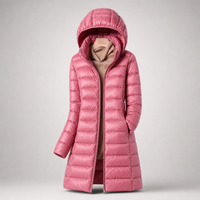 Julia | Damen Leichte Ultraleichte Daunenjacke - Hellrosa