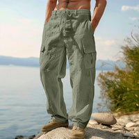 Kilian | Herren Cargo Hose mit Kordelzug und Seitentaschen - Hellgrün