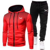 Kilian | Herren Sportlicher Trainingsanzug Set - Rot
