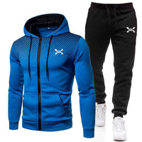 Kilian | Herren Sportlicher Trainingsanzug Set - Blau