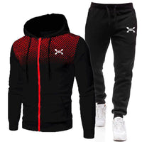 Kilian | Herren Sportlicher Trainingsanzug Set - Schwarz