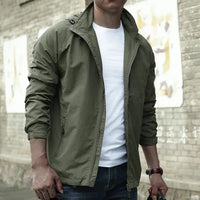 Konstantin | Herren Cargo Jacke Übergangsjacke - Grün