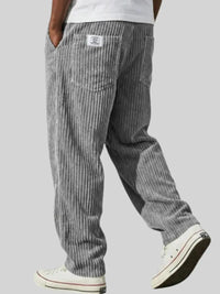 Laurent | Herren weiche Cordhose - Grau