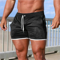 Leander | Herren Badehose Schnelltrocknend Shorts - Schwarz