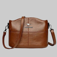 Marieke | Damen Geräumige Elegante Ledertasche - Braun