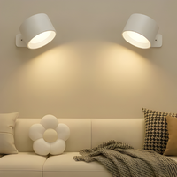 LED Wandlampe Wandlicht Schwenkbar Dimmbar Modern - Weiß