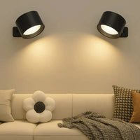 LED Wandlampe Wandlicht Schwenkbar Dimmbar Modern - Schwarz