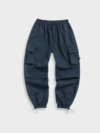Lennox | Herren Cargohose Weites Bein Relaxed Fit - Blau
