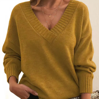 Lina | Weicher Kaschmir Pullover - Gold