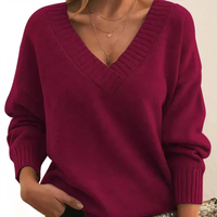 Lina | Weicher Kaschmir Pullover - Rot