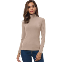 Lorelei | Weicher Rollkragenpullover - Khaki