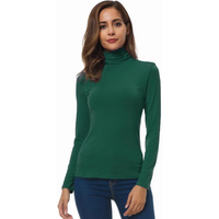 Lorelei | Weicher Rollkragenpullover - Grün