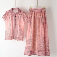 Lucia | Damen Sommerkleid Elegant Raffiniert Zeitlos - Rosa