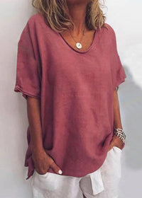 Amie™ - Bequeme Bluse in lockerer Passform - Dunkelrosa