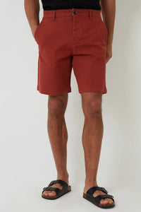 Kurze Chino-Shorts mit mehreren Taschen für Herren | Ideal für die Sommersaison - Terrakotta