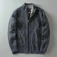 Noah | Cumberland Jacke mit weichem Fleecefutter Herren - Blau