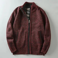 Noah | Cumberland Jacke mit weichem Fleecefutter Herren - Burgund