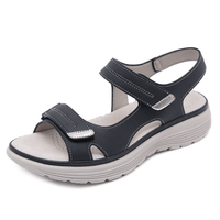 Sonja™ | Orthopädische Ledersandalen aus hochwertigem Material - Schwarz