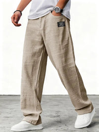 Marei | Elegante Atmungsaktive Leinenhose - Khaki