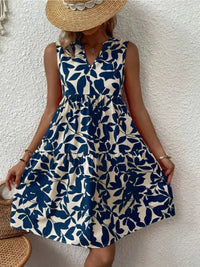 Elena | Damen Luftiges Sommerkleid – Leichtes Luftiges Sommerkleid - Blue