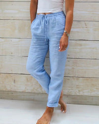 Marlene | Bequeme Lässige Damenhose - Blau