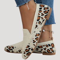 Marlene | Damen Slip-On Gestrickte Sneaker - Braun