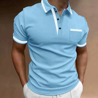 Mats | Herren Klassisches Freizeit Poloshirt - Blau