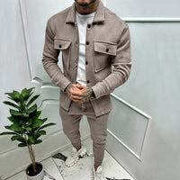Matthias | Herren Zweiteiler Set - Khaki